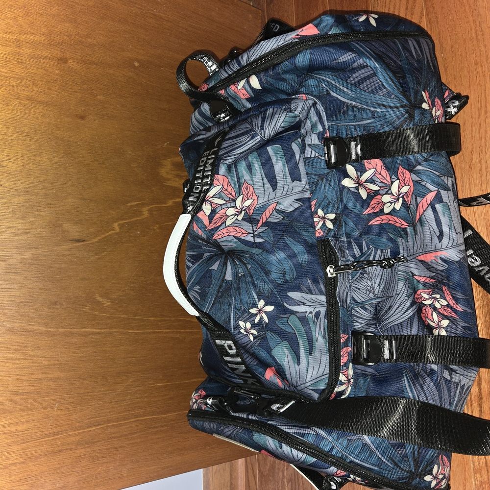 Floral Print Duffel Bag